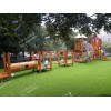 幼儿园实木滑梯组合小区公园游乐设备体能拓展闯关训练儿童攀爬网攀岩墙不锈钢滑梯